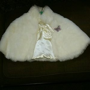 Pretty Girls Faux Fur Cape